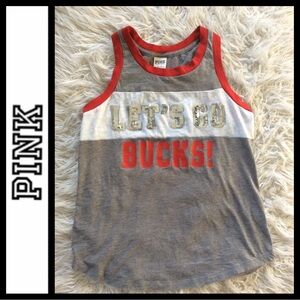 VS PINK Ohio State Let’s Go Bucks Bling Tank Top
